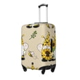 thumbnail image 2 of Disketp Gnomes Bees And Sunflowers Elastic Travel Luggage Cover Travel Suitcase Protective Cover For Trunk Case Apply To 18''-32'' Suitcase Cover (Luggage not included)-Medium, 2 of 9