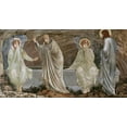 thumbnail image 2 of Burne-Jones, Sir Edward 32x19 Black Ornate Wood Framed with Double Matting Museum Art Print Titled - The Morning of The Resurrection, 2 of 4