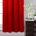 thumbnail image 2 of GLORY RUGS Window Panel with Attached Valance Curtain Bedroom Living Room Dining 42"X84" Red, 2 of 5