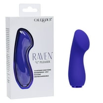 CalExotics Raven G Pleaser Rechargeable Silicone Mini Clitoral Vibrator, Purple