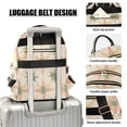 thumbnail image 3 of FORMRS Mini Backpack Purse for Women Quilted Travel Daypack Casual Shoulder Bag, Pastel Beige Geometric, 3 of 7