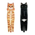 thumbnail image 1 of Funny Cat Hand Towels for Bathroom Kitchen Decor Cat Towel, B+C, 1 of 5