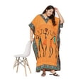 thumbnail image 3 of Caftans pour Femmes Longue Maxi Grande Taille Robe Caftans Manches 3/4 Robes pour Dames Filles en Ligne, 3 of 7
