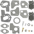 thumbnail image 1 of 495606 494624 Briggs & Stratton 80200 81200 82200 135292 135232 135212 Kit de reconstrucción y reparación de carburador horizontal revisado de 3 a 5 HP, junta de diafragma, 1 of 5