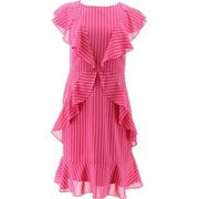Du Jour Scoop-Neck Striped Dress Ruffle Women's A354443