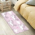 thumbnail image 5 of SKYSONIC Cute Unicorn Soft Runner Rug Washable Non-Slip Room Rug Hallway Rug Runner for Entryway,Hallway,Bathroom,and Kitchen,39x20In, 5 of 7