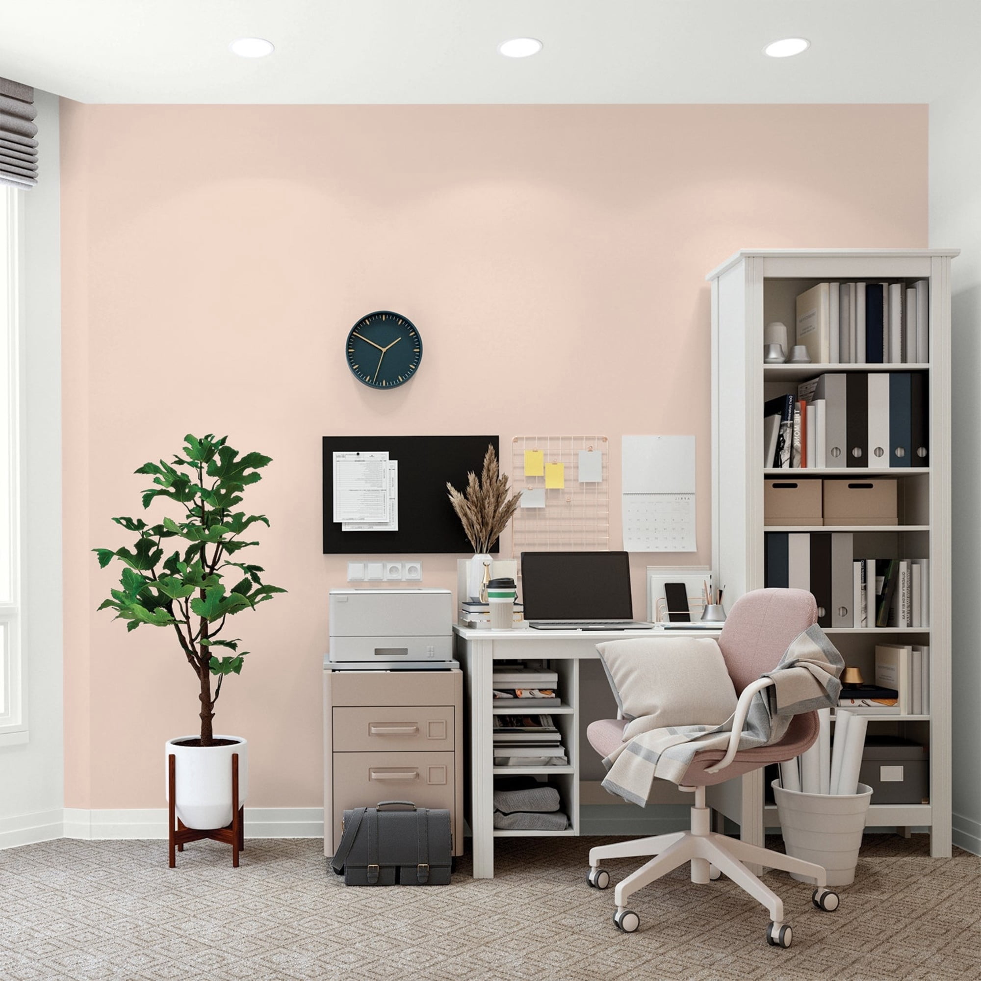 Glidden Fundamentals Blush Beige / Orange, Flat Interior Paint, 1 Gallon