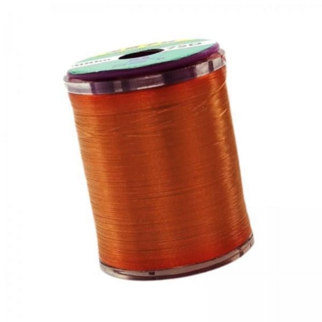 3x Hilo Para Atar Moscas Hilo Destacado Universal /328 Yardas Hilo De 70 Denier Marrón