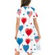 thumbnail image 4 of Odeerbi Niñas Día de La Independencia Vestido de Línea A Verano Patriótico Cuello Redondo Manga Corta Vestido Casual, 4 of 9