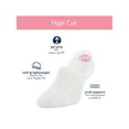 thumbnail image 5 of PEDS Women's High Cut Lightweight Liner Socks, 6 Pairs, 5 of 6