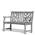 thumbnail image 1 of Vifah Renaissance Outdoor Bench in Gray, 1 of 5