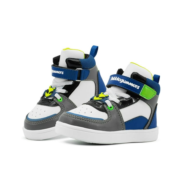 Tenis Bubble Gummers Niños Tobago I Antiderrapante Velcro Blanco 19