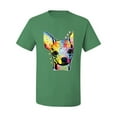 thumbnail image 2 of Wild Bobby Dean Russo Colorful Chihuahua Dog Lover Men Graphic Tee, Kelly, XX-Large, 2 of 5