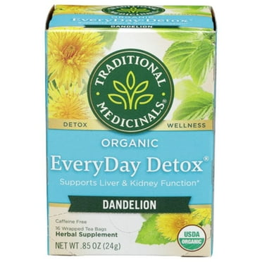 Traditional Medicinals Organic EveryDay Detox Dandelion Tea 16 ct