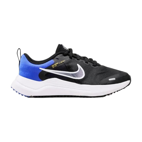 Nike Downshifter 12 Next Nature Black / White - Racer Blue  DM4194-006 Grade-School Size 4.5
