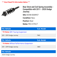 thumbnail image 2 of Rear Strut and Coil Spring Assembly - Compatible with 2011 - 2020 Dodge Journey 2012 2013 2014 2015 2016 2017 2018 2019, 2 of 2