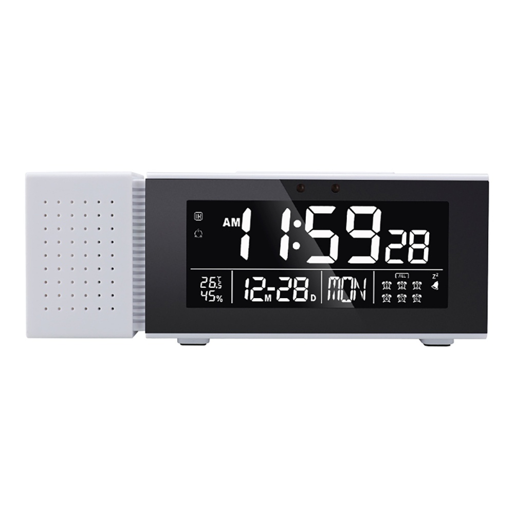Portable Travel Alarm Clock with LED Display, Desktop Digital Clock