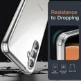 thumbnail image 5 of JETech Case for Samsung Galaxy S23 FE 6.4-Inch, Non-Yellowing Shockproof Bumper Protective Phone Cover, Anti-Scratch Hard PC Back (Clear), 5 of 6