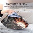 thumbnail image 7 of GZHJMY Satin Pillowcase for Hair and Skin Breathable Slip-Cool, Wrinkle-Resistant Soft and Smooth 20x40In Single Side Envelope Opening Without Zipper Moon God, 7 of 7