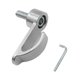 thumbnail image 2 of Gancho genérico para manillar de motocicleta de aleación de aluminio con tornillo M6, fácil de instalar, piezas modificadas, soporte lateral del Plateado, 2 of 8