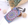 thumbnail image 4 of Cuadros Decorativos Etiqueta de equipaje de cuero de punto de cruz de mandala de pintura de diamante en forma especial de bricolaje JShteea  Nuevos Originales, 4 of 8