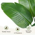thumbnail image 6 of Bird of Paradise Artificial Plant 5 ft Faux Banana Leaf Plant Indoor, Fake Palm Tree with Pot for Home Office Living Room Decor - Upgraded Artificial Bird of Paradise Tree, 6 of 7