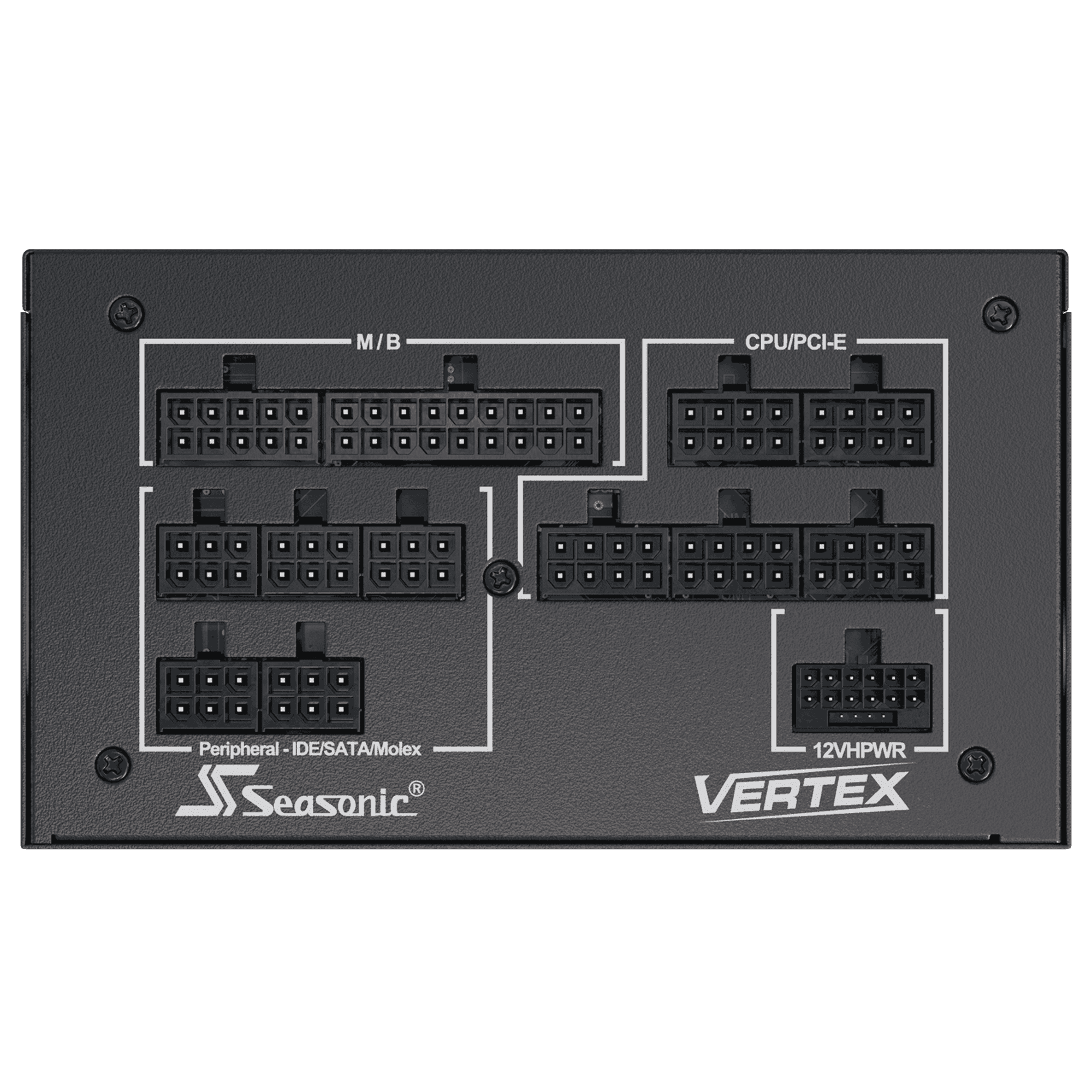 Seasonic VERTEX PX 1000W Power Supply ATX 3.1 PCIe 5.1 (12V-2x6) 12 Years Warranty Cybenetics Platinum A Fully Modular RTX 5090 AMD RX 9000 Ready