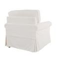 thumbnail image 4 of Ashton Chair with Ivory Beige Fabric Slip Cover, 4 of 7