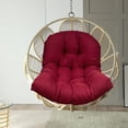 thumbnail image 6 of oshhni Hanging Egg Chair Cushion Garden Floor Seat Cushion Swing Basket Cushion Pad Dark Red, 6 of 9