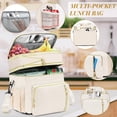 thumbnail image 2 of Fiambrera BAGNN, aislante, a prueba de fugas, expandible, 16 L, color crema, 2 of 7