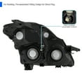 thumbnail image 4 of Spec-D Tuning Black Headlights Compatible with 2007-2009 Nissan Altima 4Dr Sedan Left + Right Pair Head Lights Lamps Assembly, 4 of 6