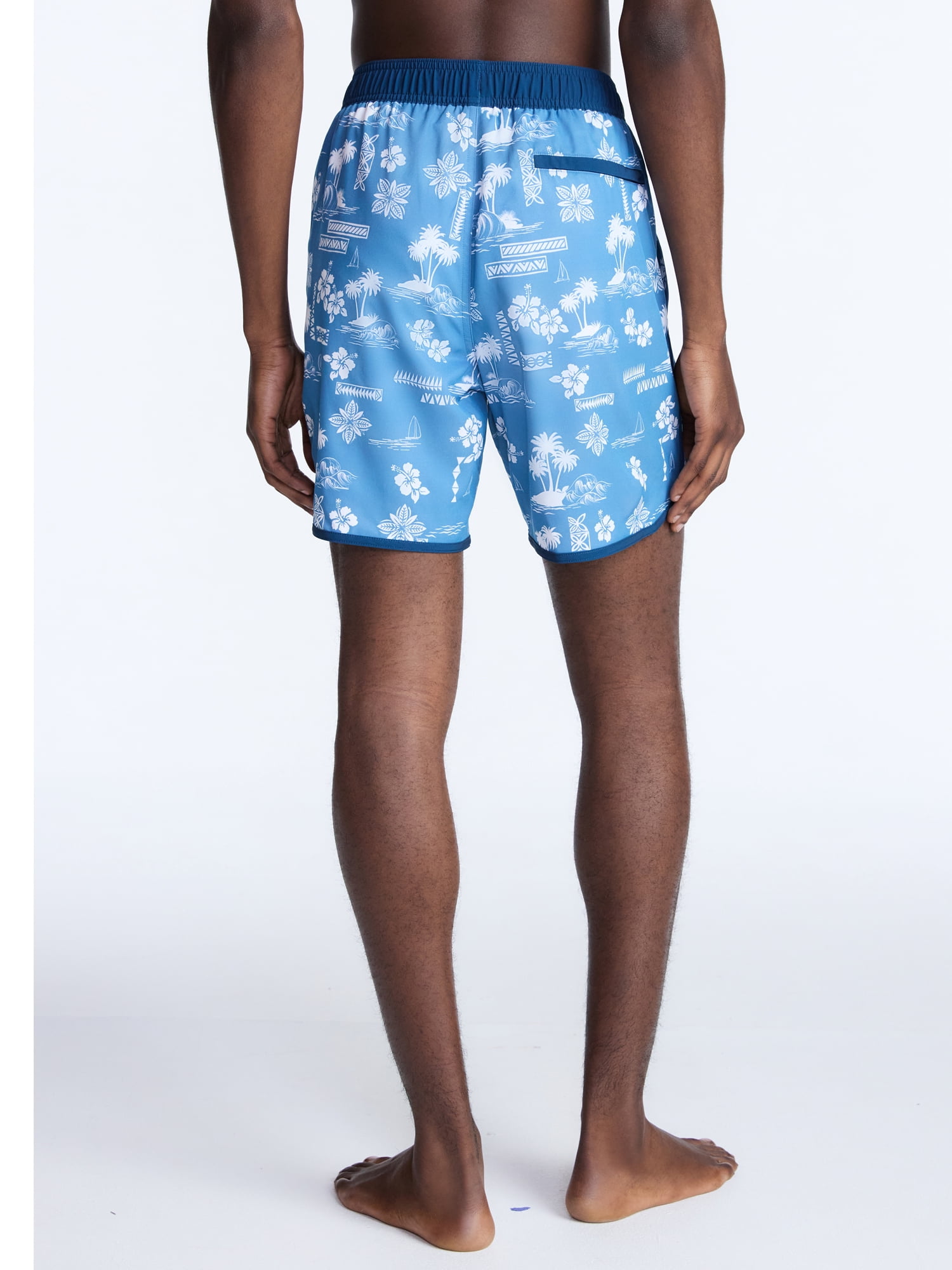 George Men's Dolphin Hem Shorts, 7" Inseam, Sizes S-3XL