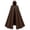 Brown, variant on Men's Cloak Tie-Front Lightweight Long Cape Breathable Casual Medieval Cape Feastivel Outfits Free Size