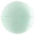thumbnail image 6 of JWH Fresh Mint Green Velvet Flower Pillow Premium Round Velvet Decorative Pillow 14inch Round Accent Cushion, 6 of 10
