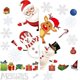 thumbnail image 3 of Pegatinas adhesivas para ventanas con copos de nieve navideños, 3 of 5