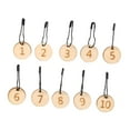 thumbnail image 4 of 10x Marcadores de Puntada Marcadores de Ganchillo Marcadores para Coser Redondos Multiusos Número de Madera para Accesorios de Costura de Ganchillo, 4 of 7