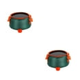 thumbnail image 1 of Soidarity Cubo de pesca, bolsa de transporte de barriles plegables, gran capacidad, diseño grueso de poliéster, contenedor de agua, suministros Verde oscuro 2Conjunto, 1 of 6