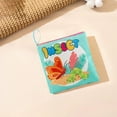 thumbnail image 4 of Libro de tela infantil con temática de frutas | 4 lados, 8 páginas, juguete educativo para la primera infancia | Libro de tela suave para bebés, 4 of 6