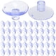 thumbnail image 2 of 100 ventosas transparentes para asta de bandera, pequeñas, para mesa., 2 of 7