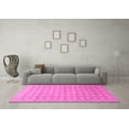thumbnail image 3 of Ahgly Company Indoor Square Oriental Pink Traditional Area Rugs, 7' Square, 3 of 4
