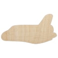 thumbnail image 1 of Space Shuttle Wood Shape Unfinished Piece Cutout Craft DIY Projects - 4.70 Inch Size - 1/8 Inch Thick, 1 of 7