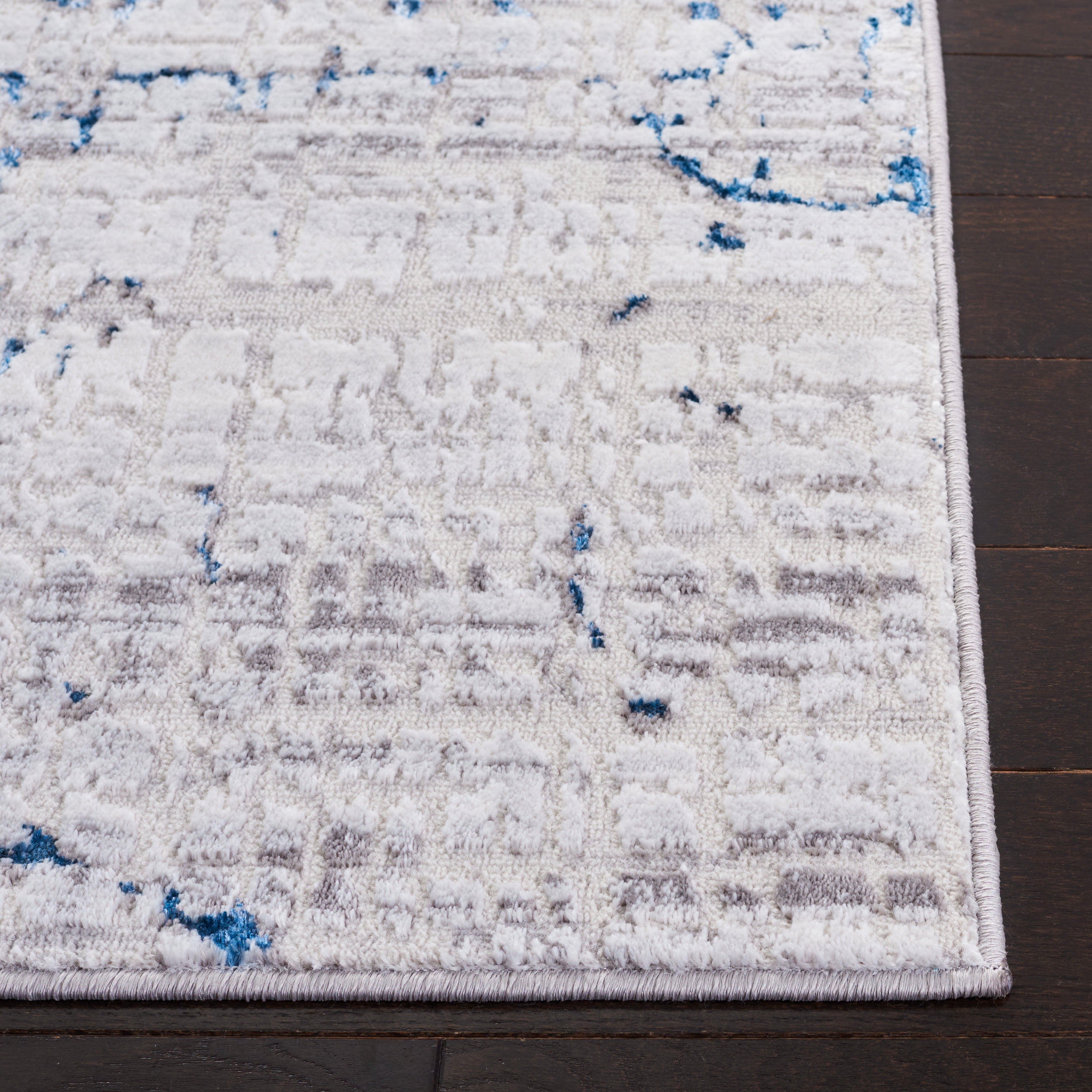 SAFAVIEH Amelia Gorden Abstract Area Rug, Gray/Blue, 4'5" x 6'5"