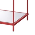 thumbnail image 6 of Scoles 2-Shelf Glass Top Side Table, Red, 6 of 6