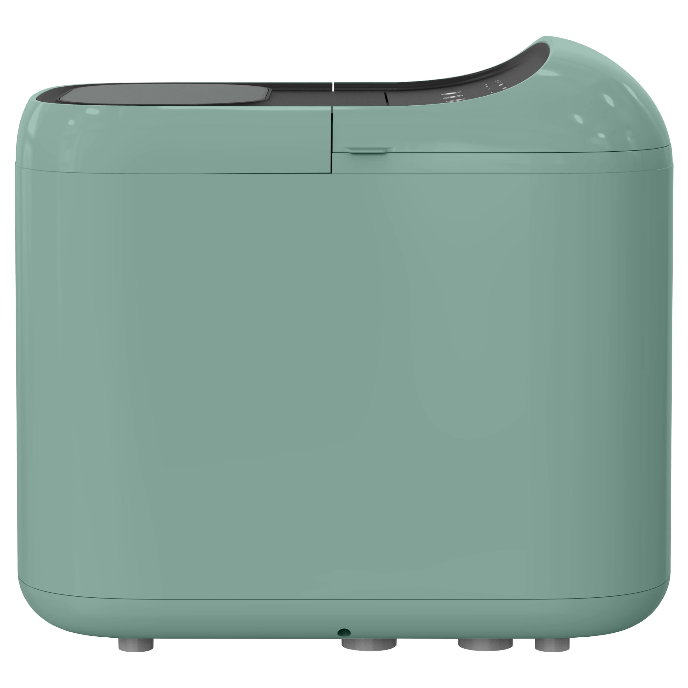 Orgo Products The Aspen Countertop Ice Maker, Bullet Ice Type, 33 lbs of Ice, Green