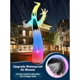 thumbnail image 4 of Replacement Air Blower for Inflatables .A Inflatable Air Fan Blower with Bright Colorful Projection Lamp LED Light &v/A Adapter for Halloween Christmas Inflatable Outdoor Decoratio, 4 of 7