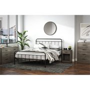 Ameriwood Home Edgewater Nightstand with Drawer in Gray Oak