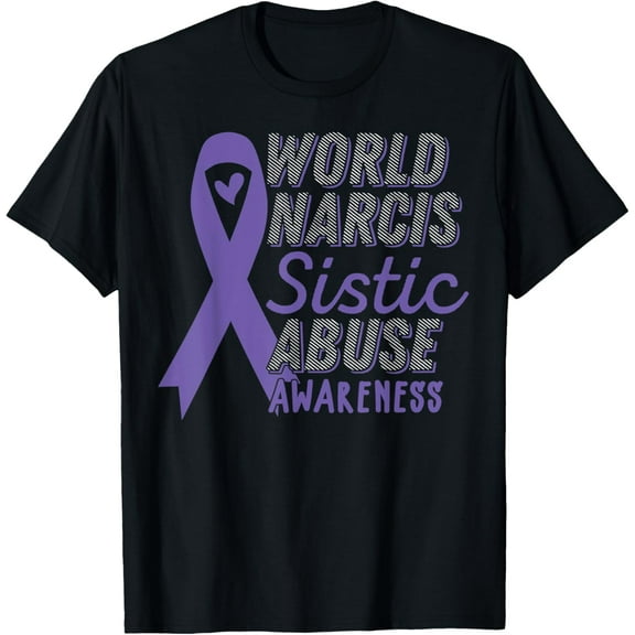 World Narcissistic Abuse Awareness Ribbon Survivor Gifts T-Shirt