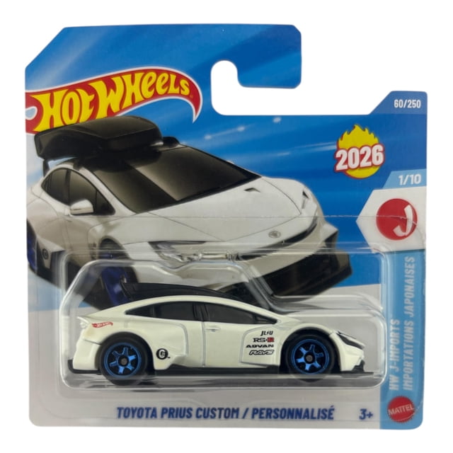 Vehículo de juguete fundido a presión Hot Wheels Toyota Prius Custom 1:64
