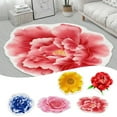 thumbnail image 5 of Flower Carpet Chinese Style Lotus Floor Mat Bedside Blanket Cloakroom Mat, 5 of 5