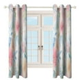 thumbnail image 4 of Watercolor Floral Pattern(2)_1 2 Panels Blackout Curtains for Bedroom Living Room Drapes Kitchen Room Window Blackout Curtain Grommet, 4 of 6